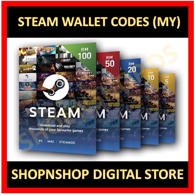 Steam Wallet Malaysia | Steam Wallet Code | Cheapest Steam Wallet ...