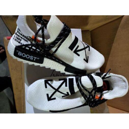 off white x adidas human race