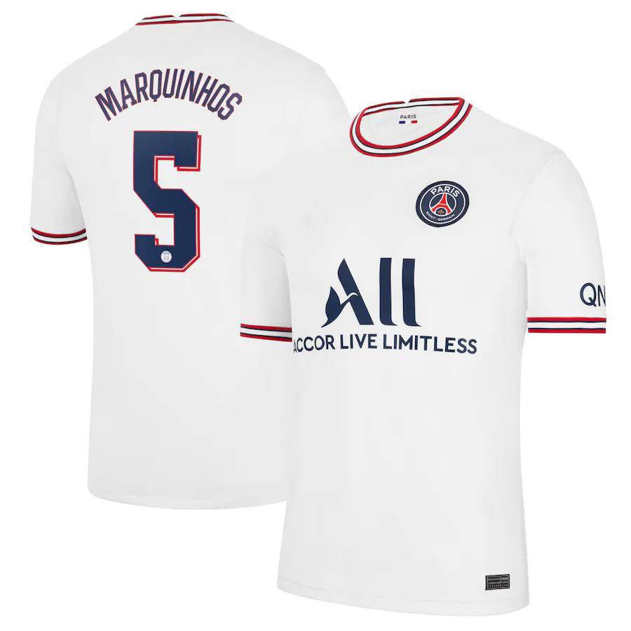 Neymar Jr Paris Saint-Germain (PSG) 21/22 Fourth Jersey - SideJersey