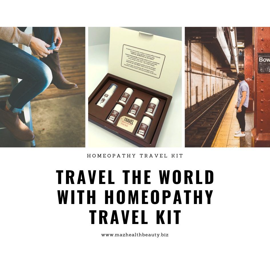 [READY TRAVEL HOMEOPATHY KIT] KIT KECEMASAN HOMEOPATI I 