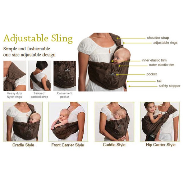 balboa baby sling cradle style