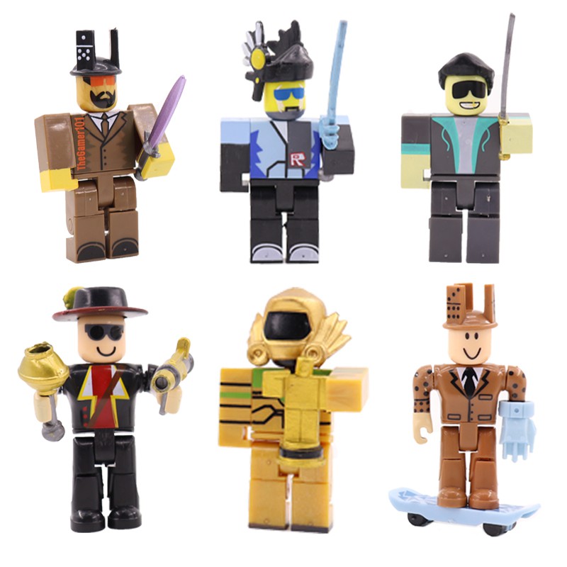 6pcs Set Roblox Figure Jugetes 7cm Action Figures Roblox Game Toys For Roblox Game Shopee Malaysia - 4pcs set roblox masters figure jugetes 2019 7cm pvc roblox game
