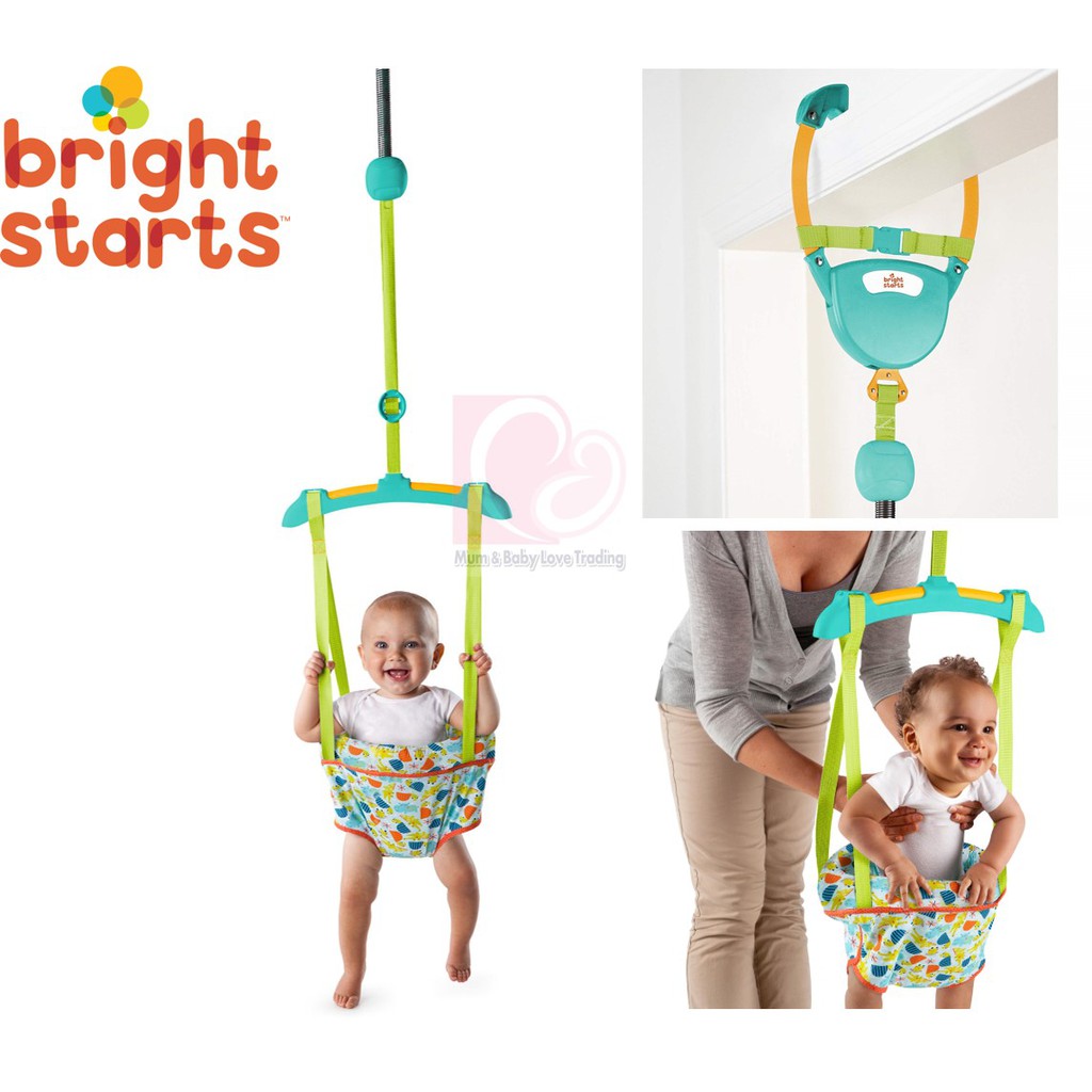 Bright Starts Pondside Pals Door Baby Jumper Shopee Malaysia