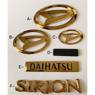 Murah Murah Perodua Myvi Emblem Logo Gold Daihatsu Sirion 