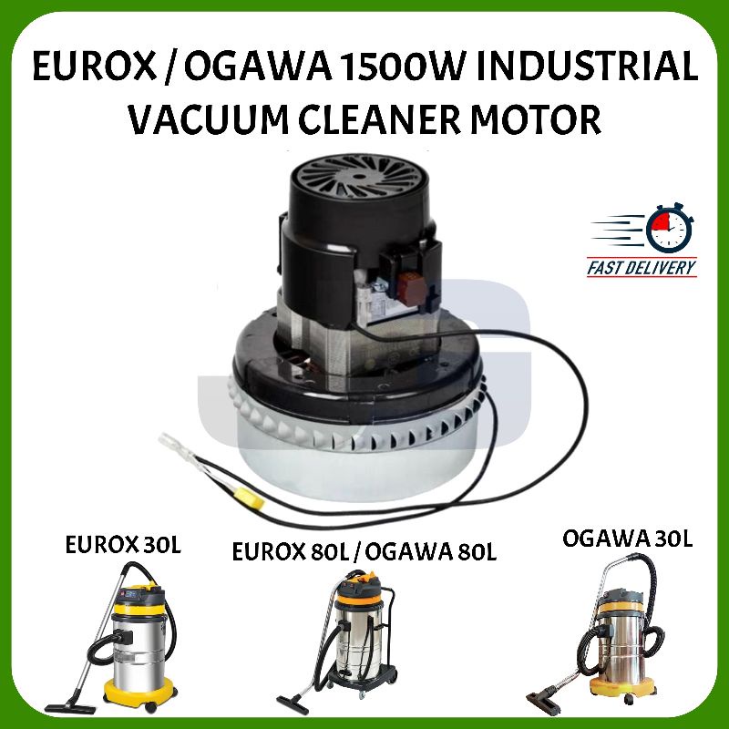 EUROX / EUROPOWER / OGAWA 1500W INDUSTRIAL VACUUM CLEANER MOTOR