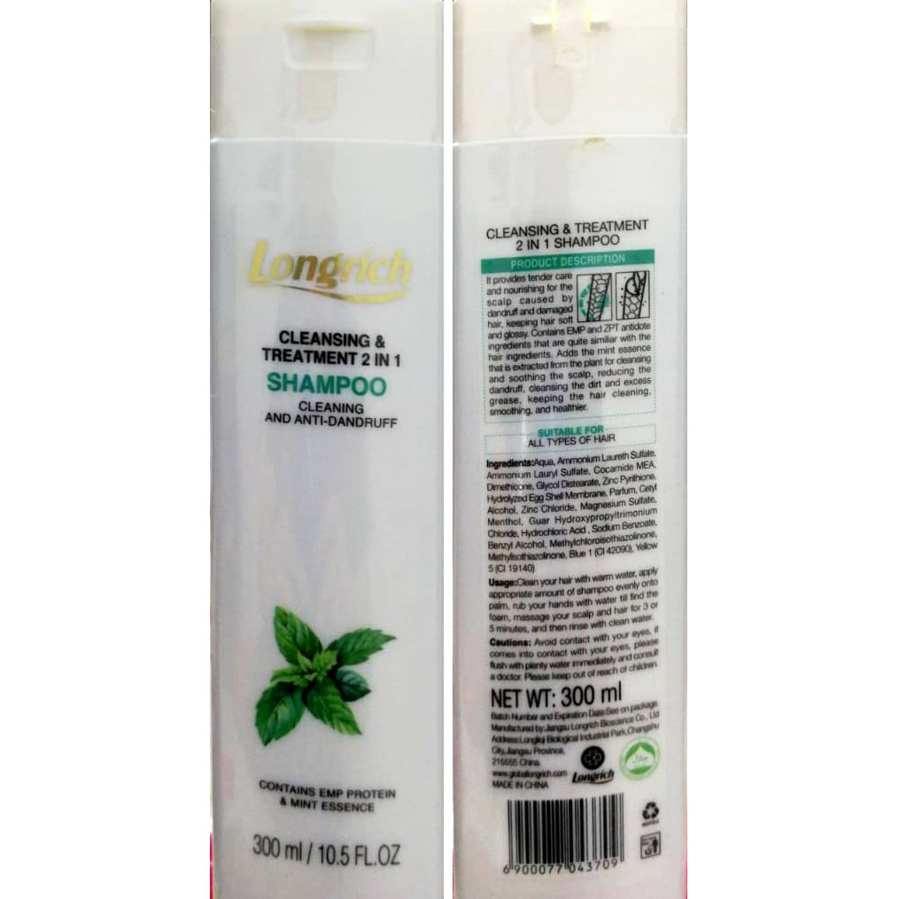Longrich Cleansing Treatment 2 In 1 Shampoo Cleaning And Anti