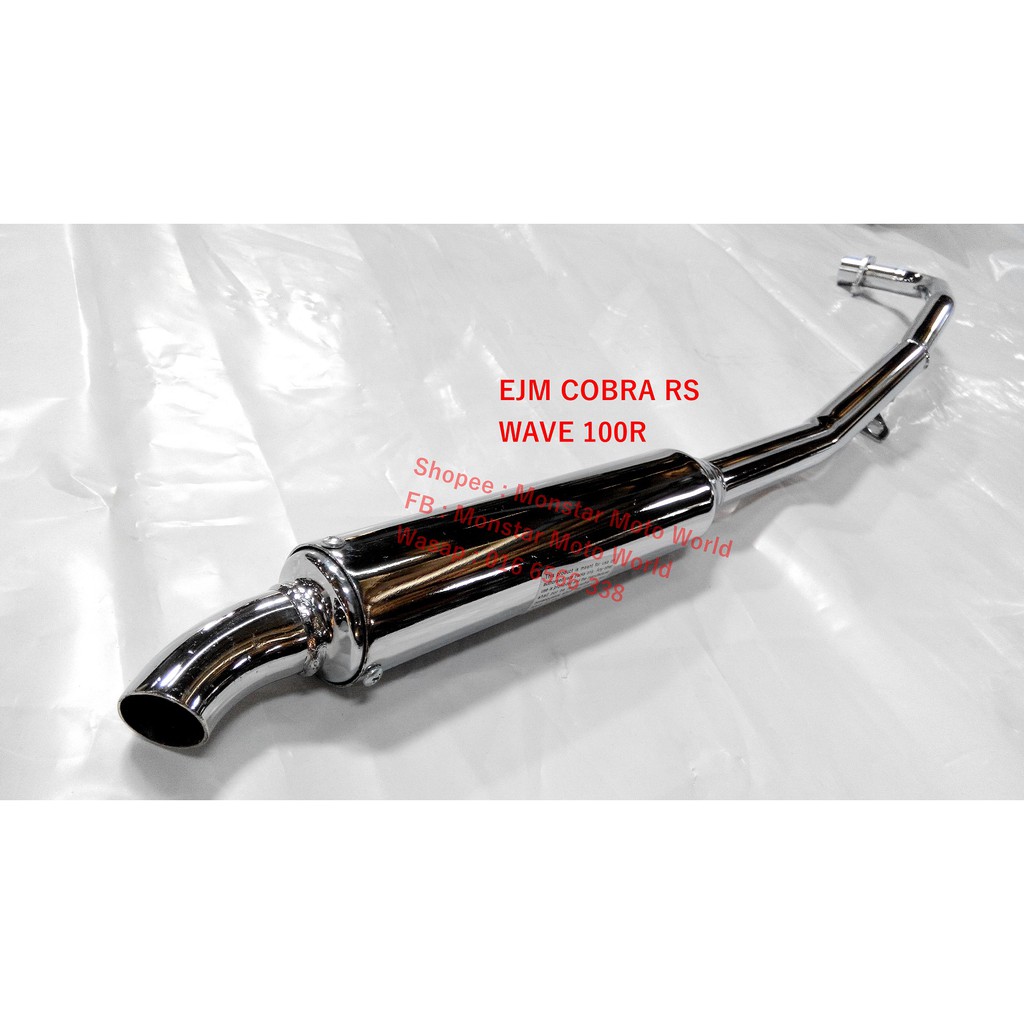EJM Custom Exhaust COBRA RS Honda Wave 100R Racing Sport Exhaust Pipe