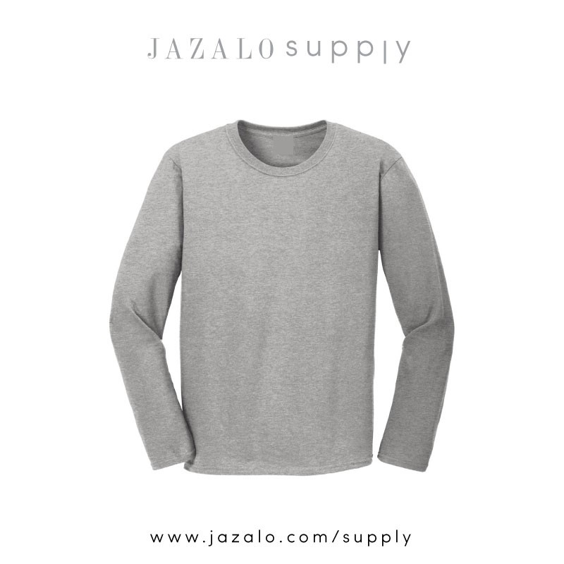 Limited Ready Stock Plain Cotton Long Sleeved T Shirt Adult Clearance Baju Kosong Dewasa Lengan Panjang Random Shopee Malaysia