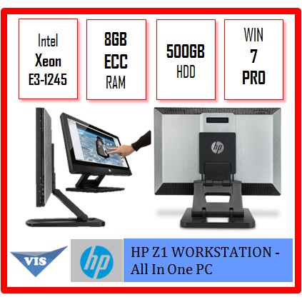 Hp Z1 Workstation 27inch All In One Pc Used Shopee Malaysia