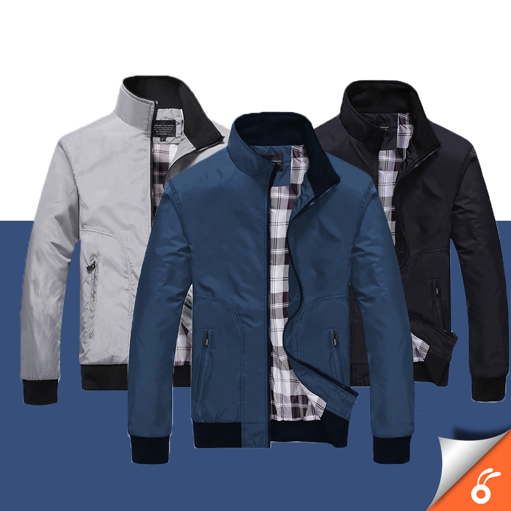 0093 JOHNNY Men's Good Quality Jacket Collar Casual Fashion Shopee