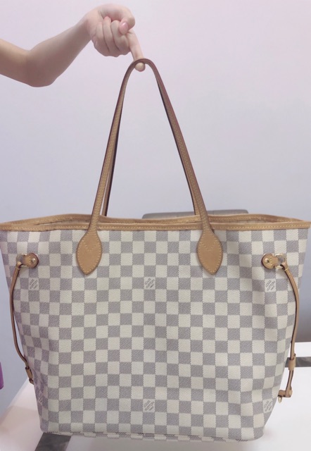 LV neverfull MM Damier Azur (preloved)-Authentic | Shopee Malaysia