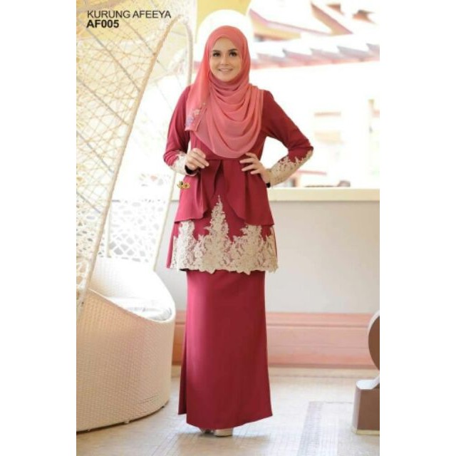 SALE KURUNG  AFEEYA Baju  Kurung  Moden Muslimah Clearance 