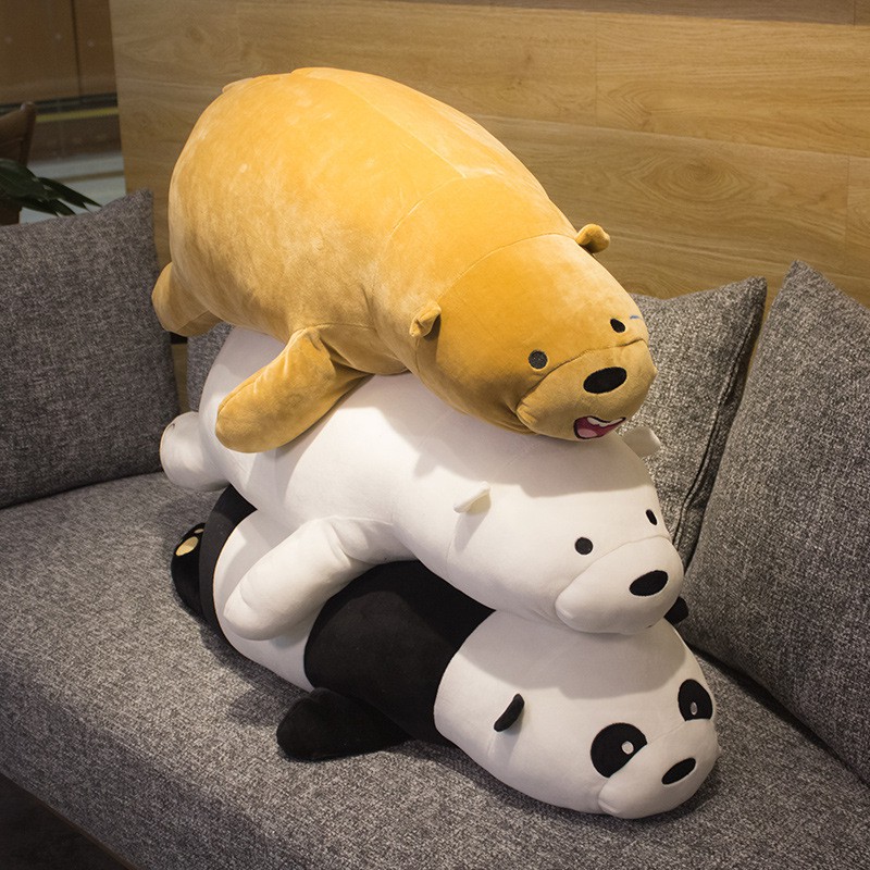 we bare bears seal plush