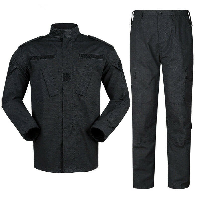 black police uniform pants