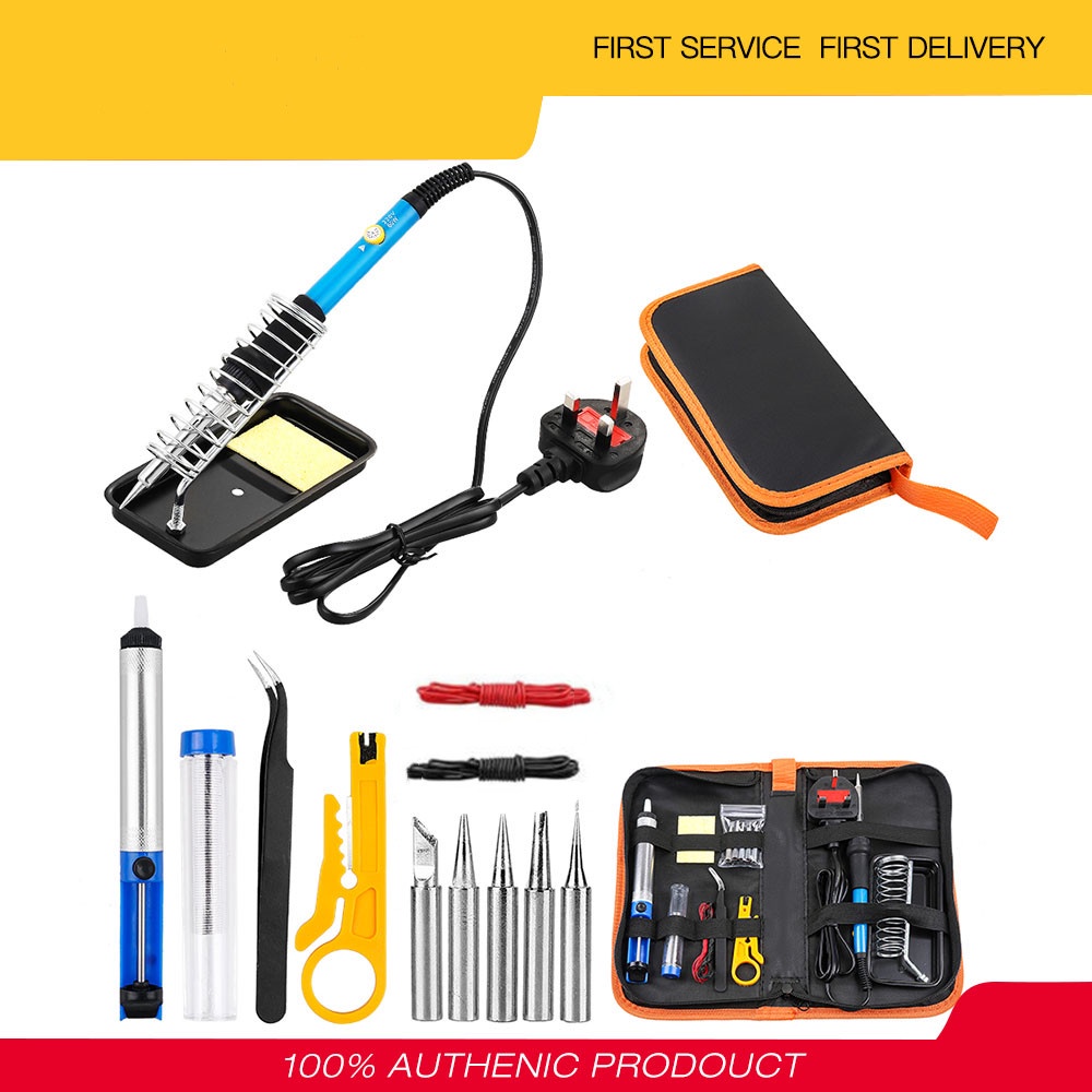 [COD & Ready Stock]15in1 Portable 60W 220V Soldering Iron Set