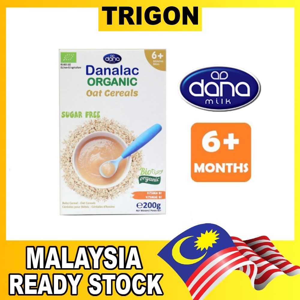 Halal Danalac Baby Organic Oat Cereal (6M+) Shopee Malaysia