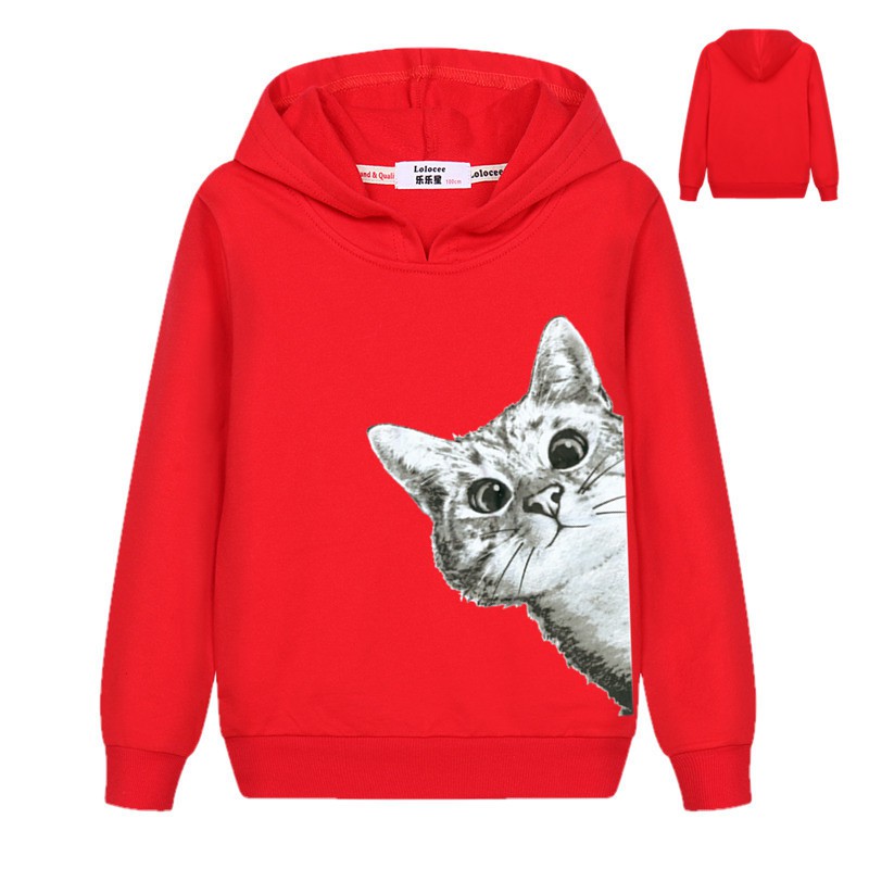 cat looking sweatshirt