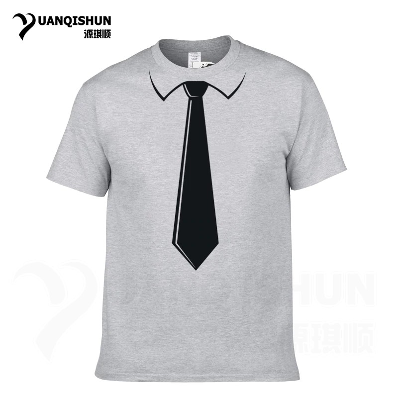 t shirt with tie print