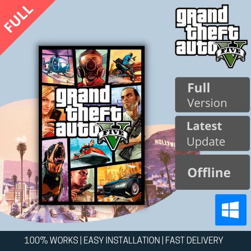 GTA 5 GTA V Grand Theft Auto 5 PC Games Latest Version (Windows 7/8