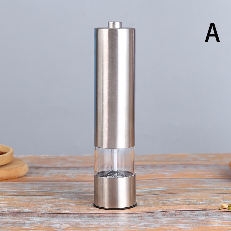 2MY Electric Salt and Pepper Mill Automatic Herb Spice Grinder Adjustable Coarseness PP2266