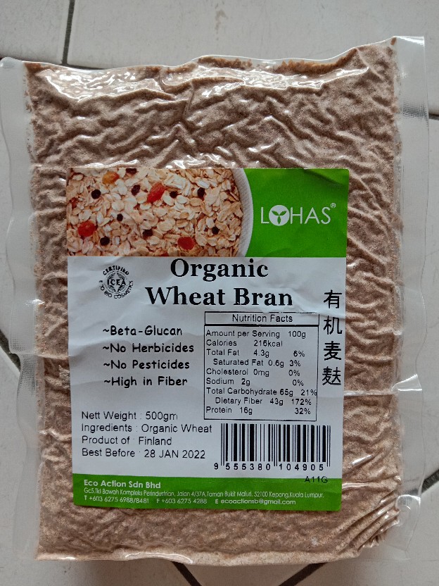 189円 安売り 有機小麦ふすま 250g Organic Wheat Bran