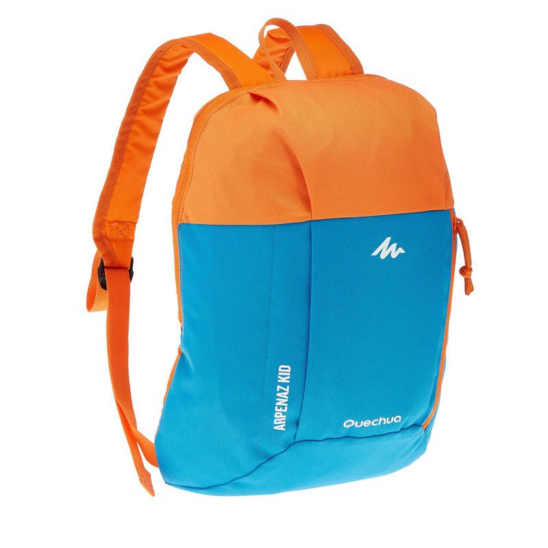 Quechua Arpenaz Kid 5L children's hiking backpack blue and orange