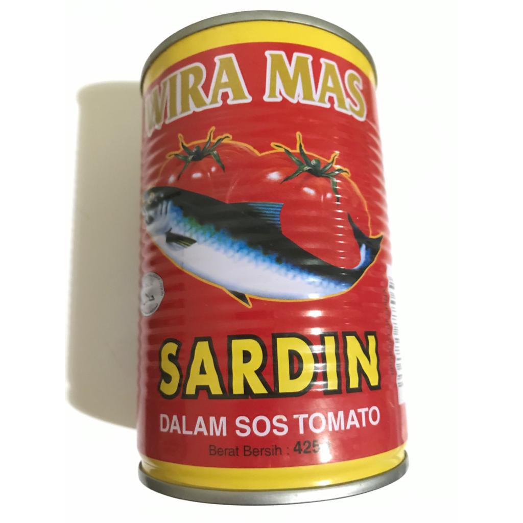 Wira Mas Sardin Dalam Sos Tomato G Wira Mas Sardine In Tomato Sauce G Shopee Malaysia