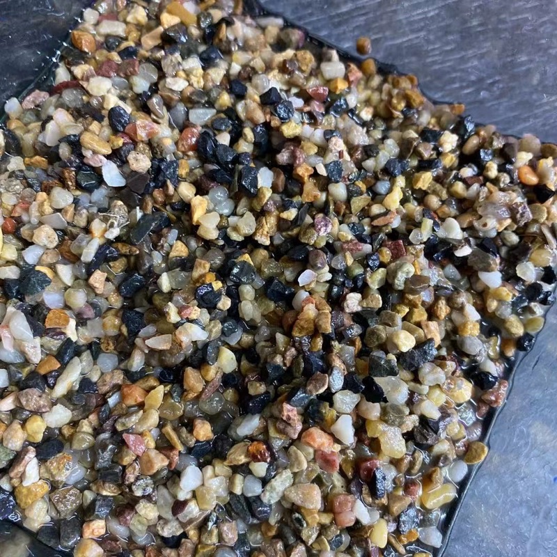 View of AQUARIUM BROWN MIX COLOR SAND/AQUARIUM DECO/AQUASCAPING/WATER PLANT ...