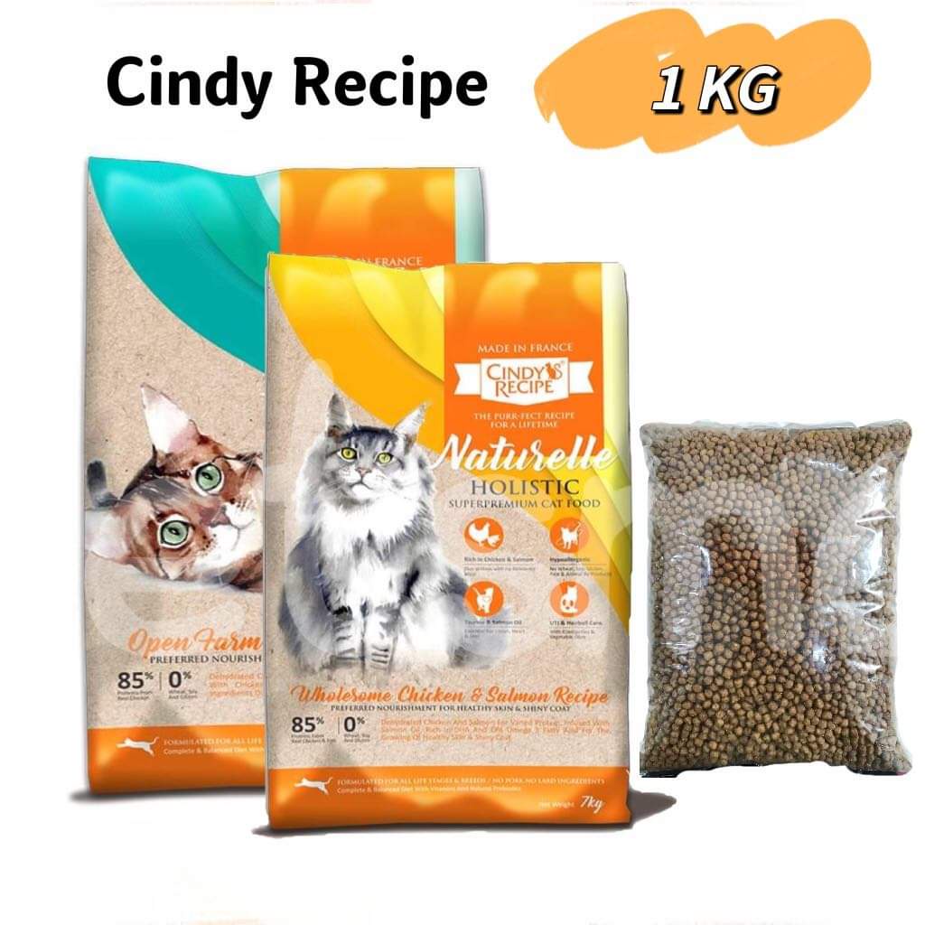 (1kg Repack) Cindy's Recipe Naturelle Holistic Cat Food Shopee Malaysia