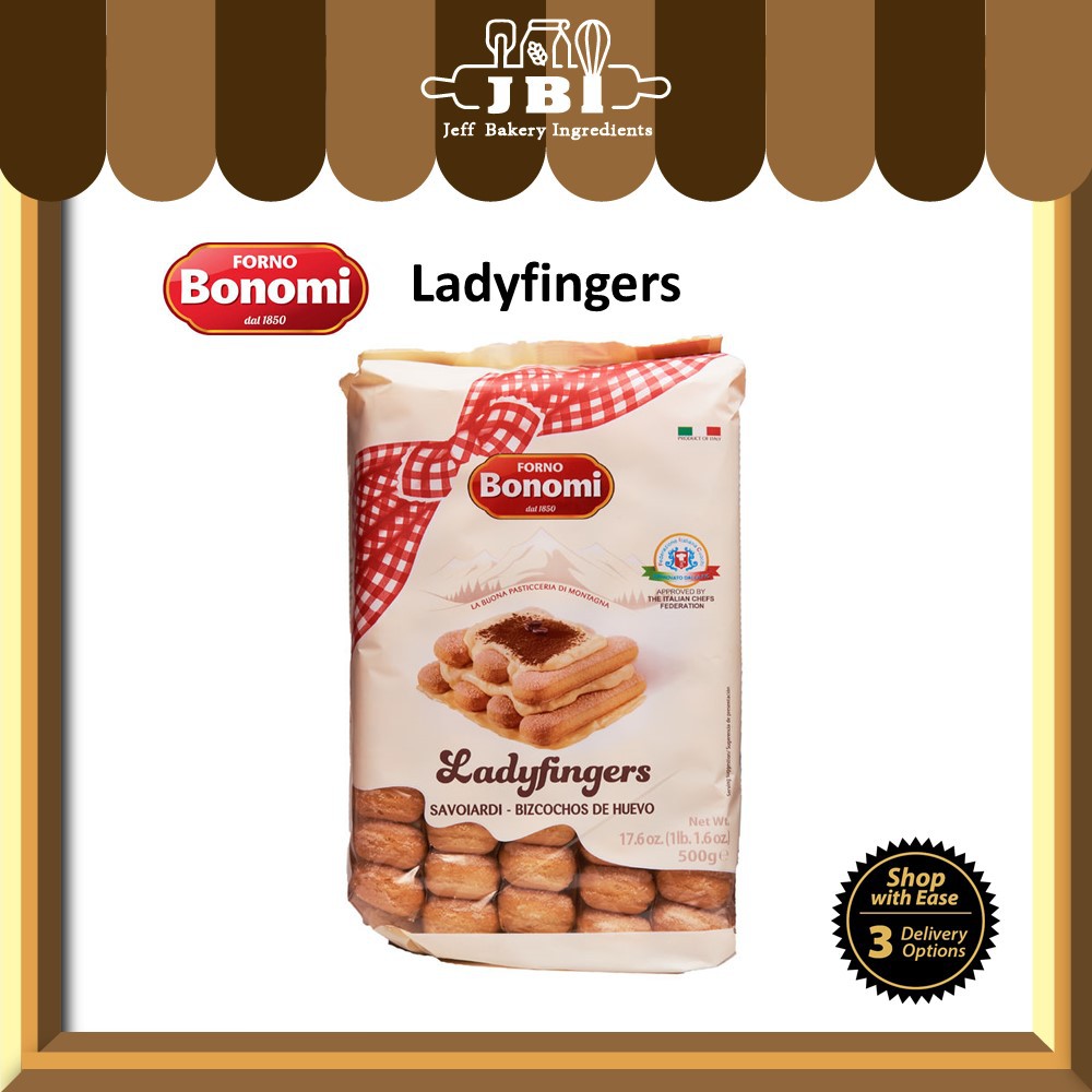 Bonomi Lady Finger Biscuits 400g Tiramisu Shopee Malaysia