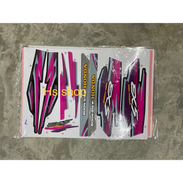 Suitable For Honda Ex5 Ex5 Dream High Power Body Sticker Body Stripe 4 Ori Design Made In Malaysia Shopee Malaysia