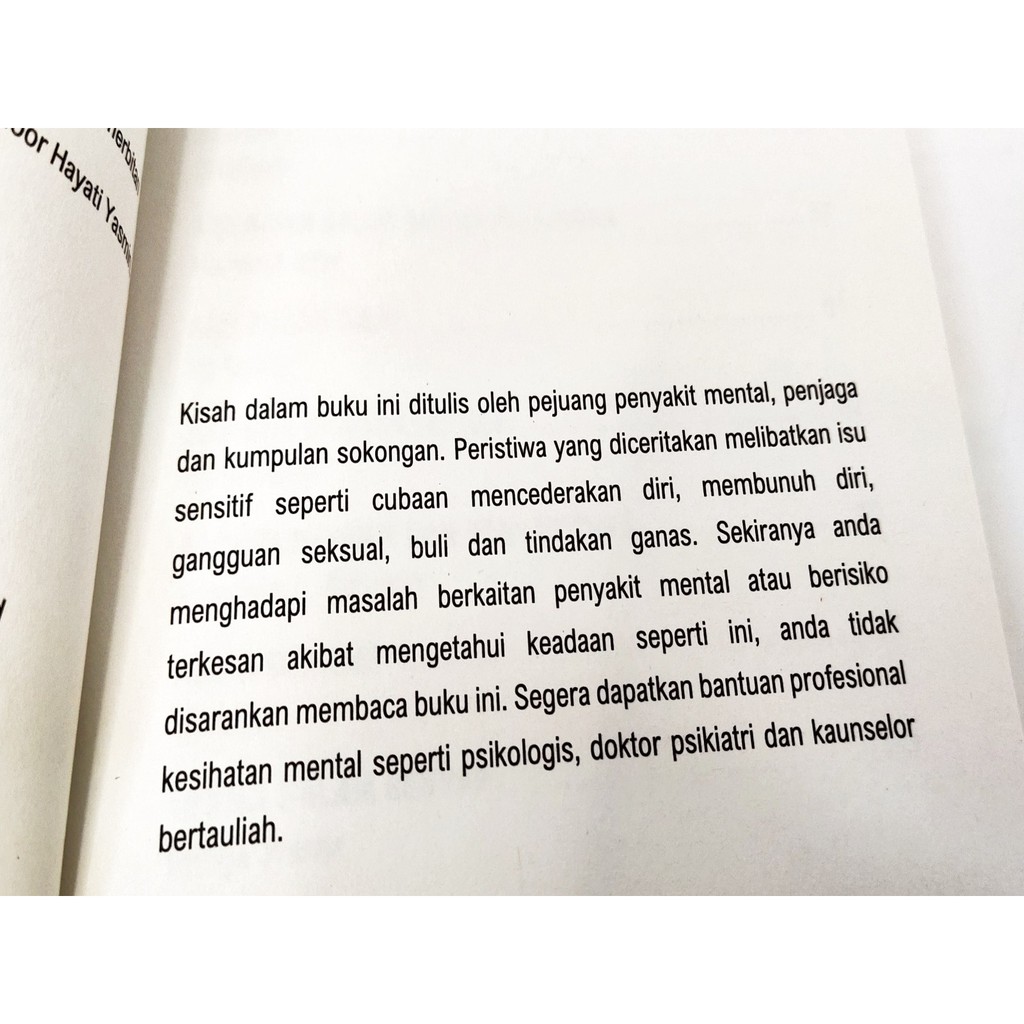 Projek Orkid Masih Ada Yang Sayang Kisah Pejuang Kesihatan Mental Depresi Depression Bipolar Psikologi Murung Shopee Malaysia