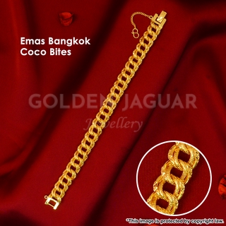  NEW 2022  GJ JewelleryCombo Emas Bangkok Bracelet Ring 