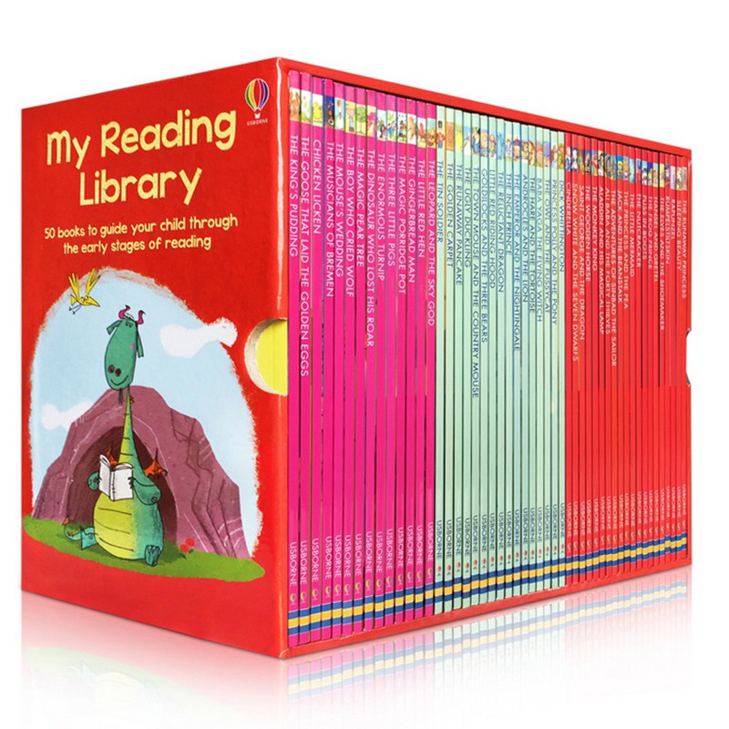 Usborne My Reading Library My second Reading Library 50 books Shopee
