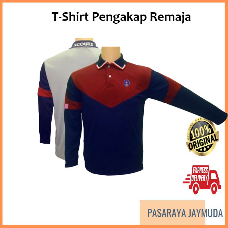 [NEW] BAJU T-SHIRT PENGAKAP REMAJA SEKOLAH MENENGAH LENGAN PANJANG ...