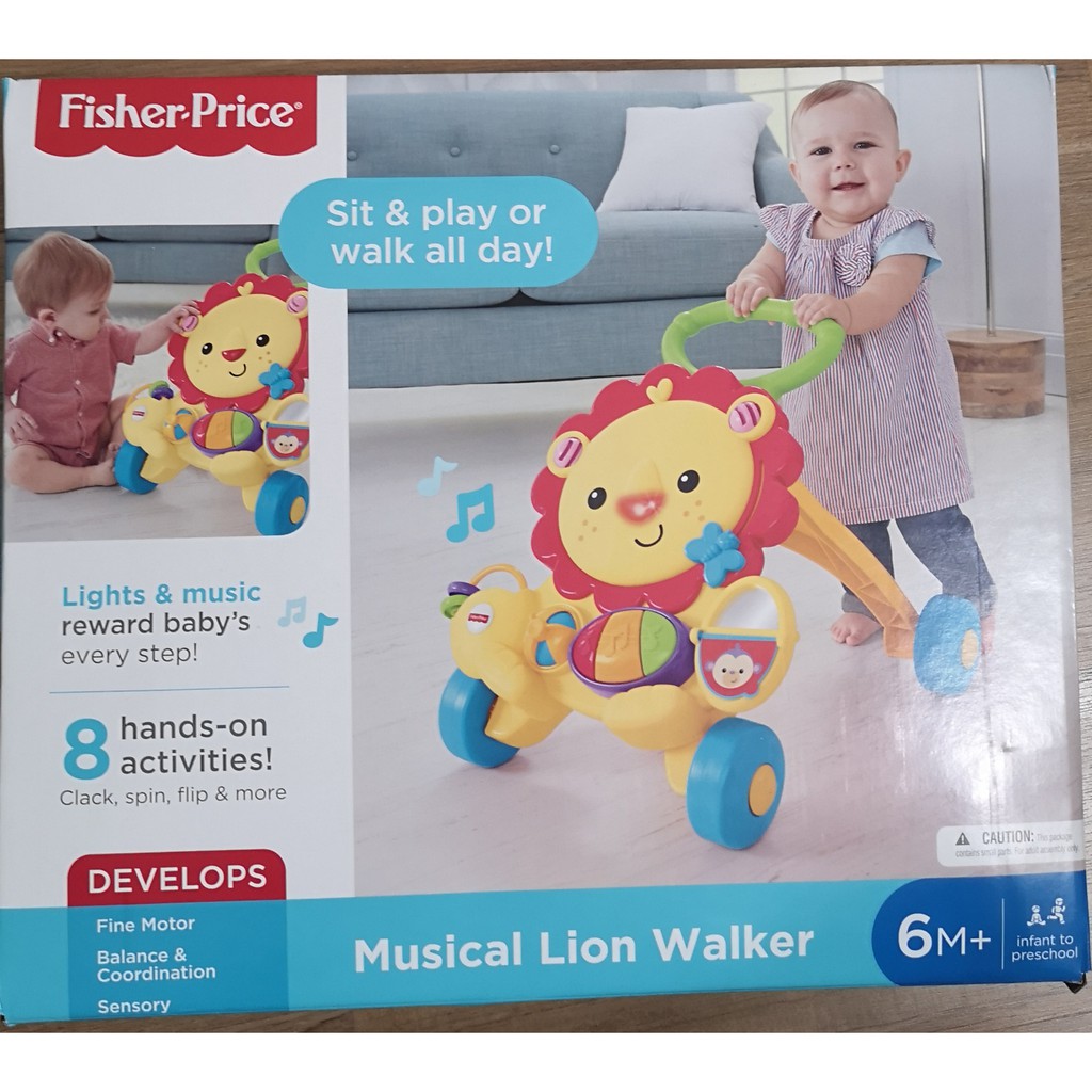 fisher price musical lion walker