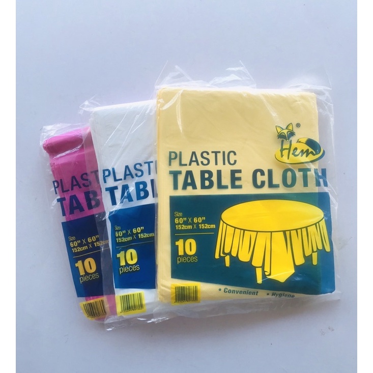 Shell Out Seafood Disposable Plastic Table Cloth 60x60 Shopee Malaysia