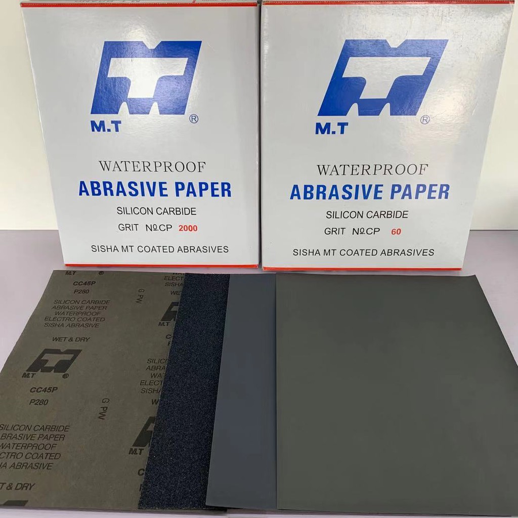 MT Waterproof Abrasive Sand Paper Silicon Carbide (Kertas Pasir