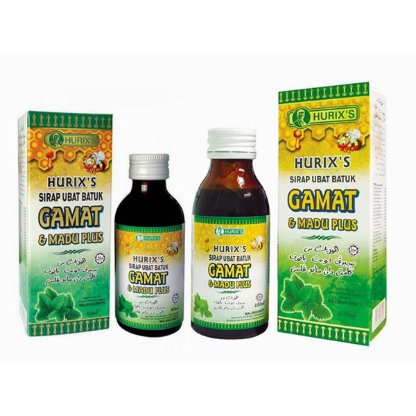 Hurix's Sirap Ubat Batuk Gamat & Madu Plus (60ml / 100ml 