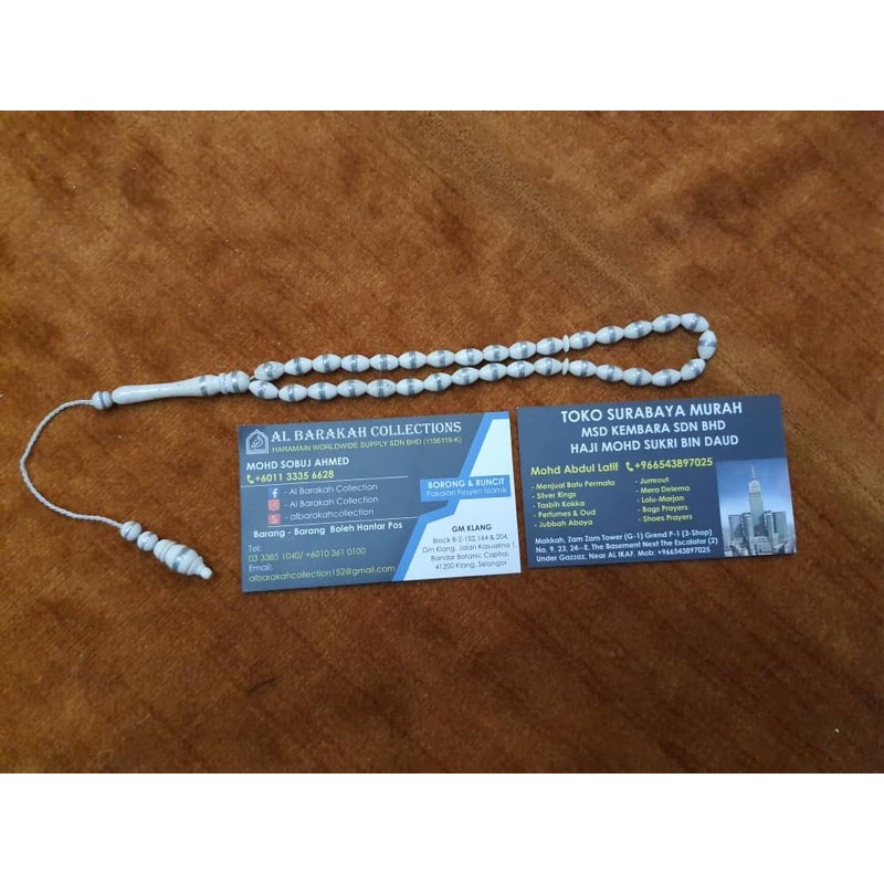 Tasbih Tulang Unta Original 33biji ( Free Shipping )