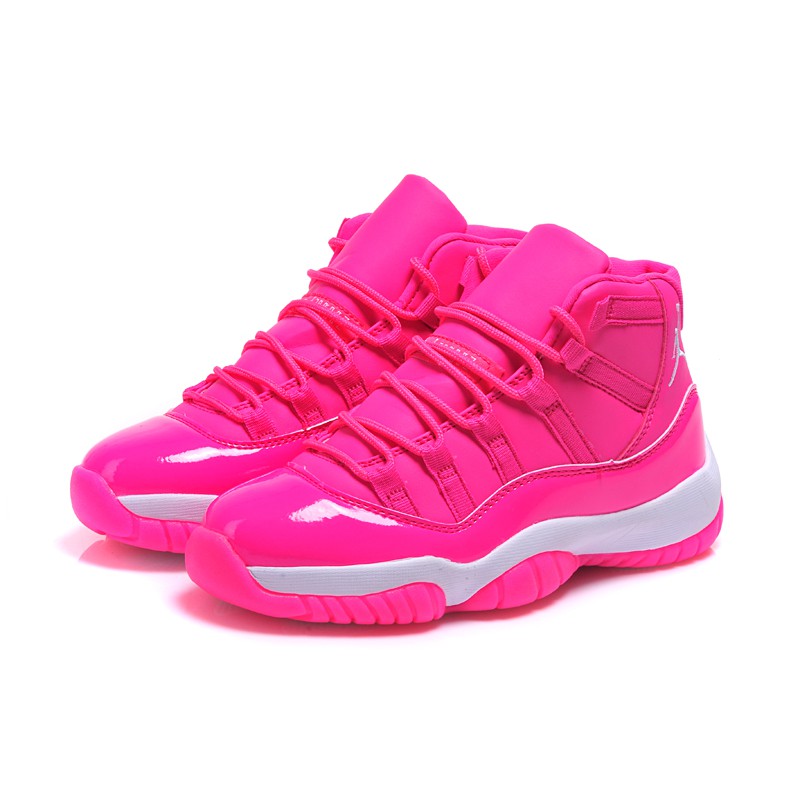 jordan 11s pink and white