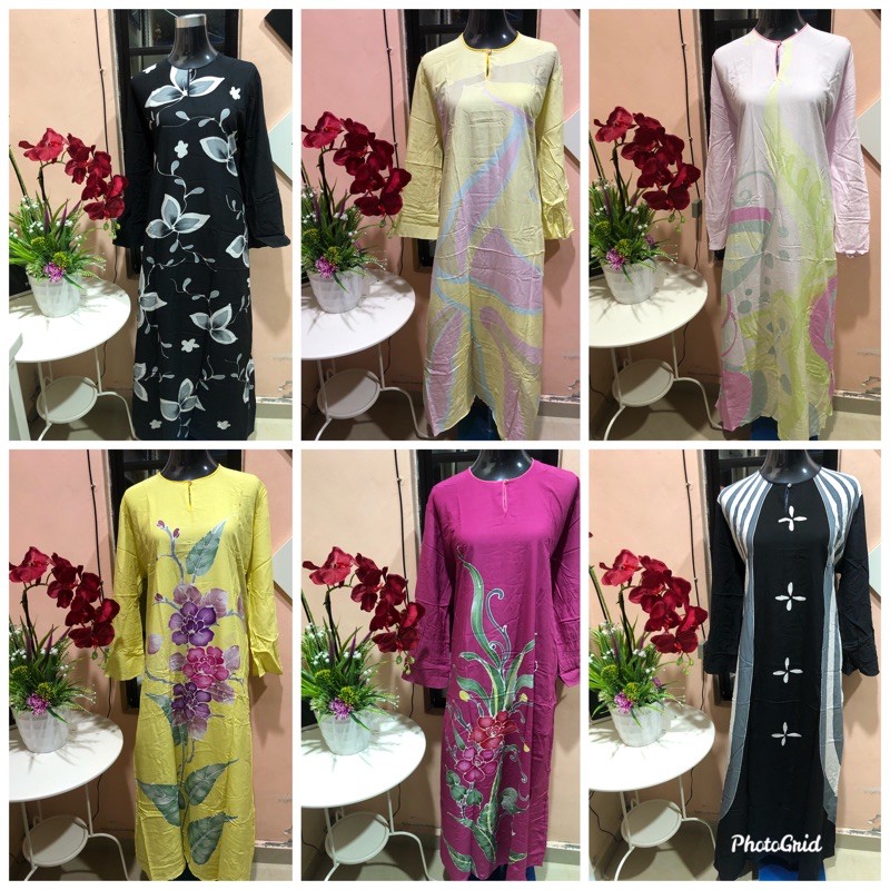 Jubah Batik Lukis Tangan Terengganu