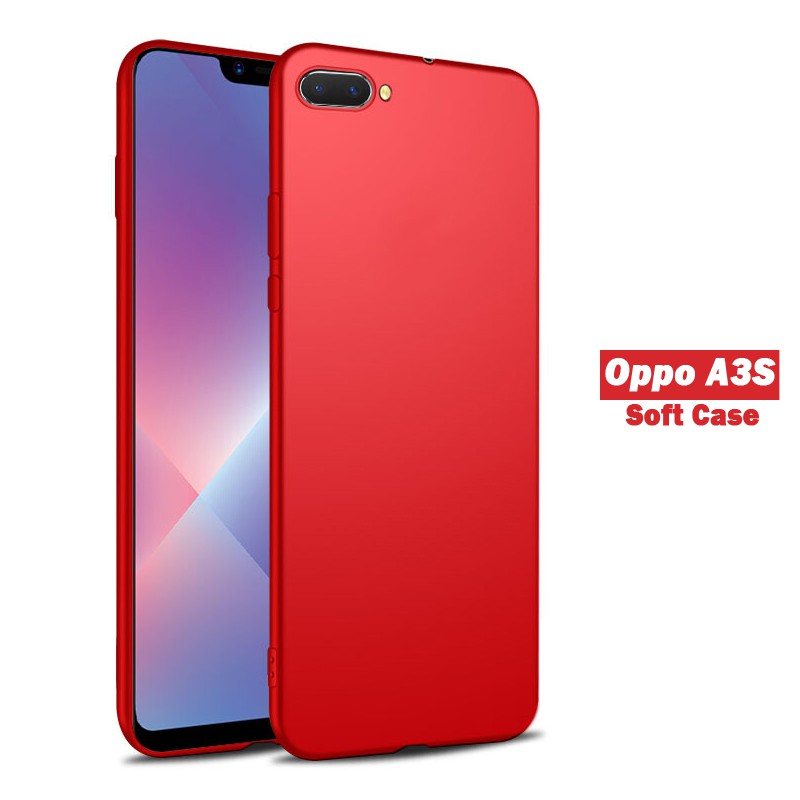  OPPO A3s Case Soft Silicone Casing for OPPO A3S Slim 