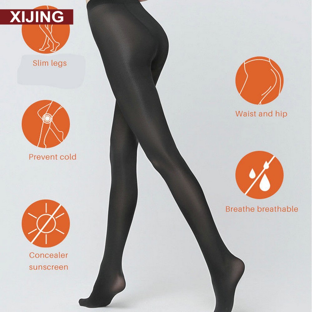 Super Elastic Tight Shape Pantyhose Plus Size Velvet Warm Body Stocking ...