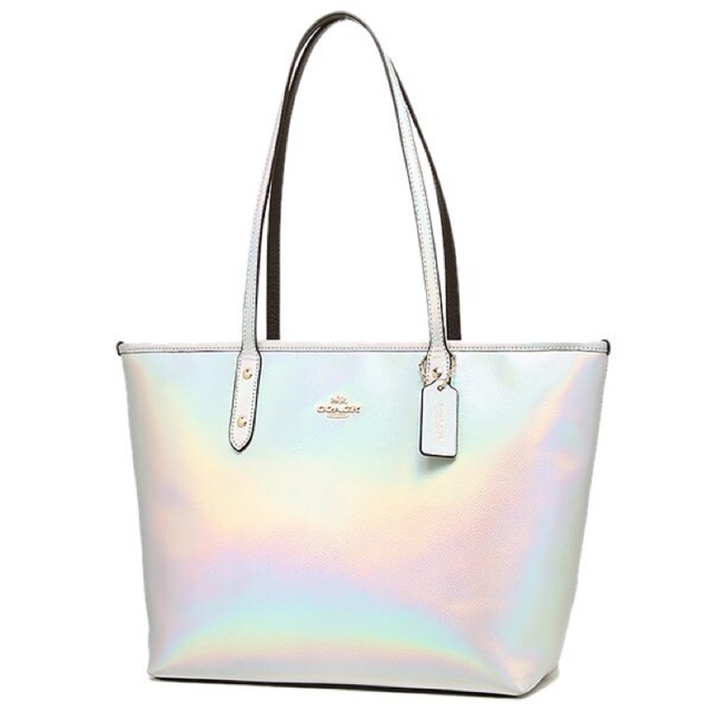 coach hologram tote