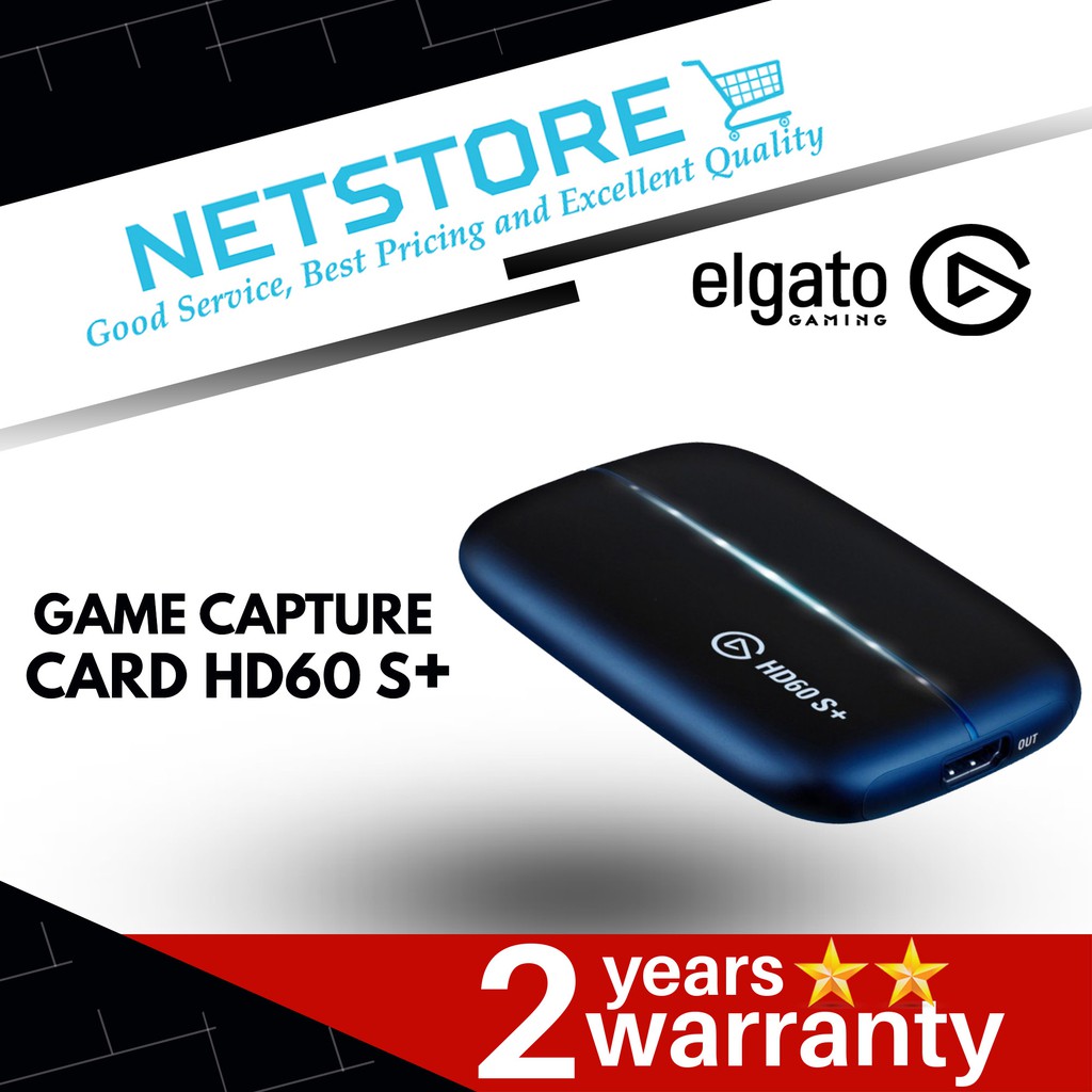 ELGATO Game Capture Card HD60 S+ Game Recorder (HD60S+) 1080P 60FPS HDR | Shopee Malaysia