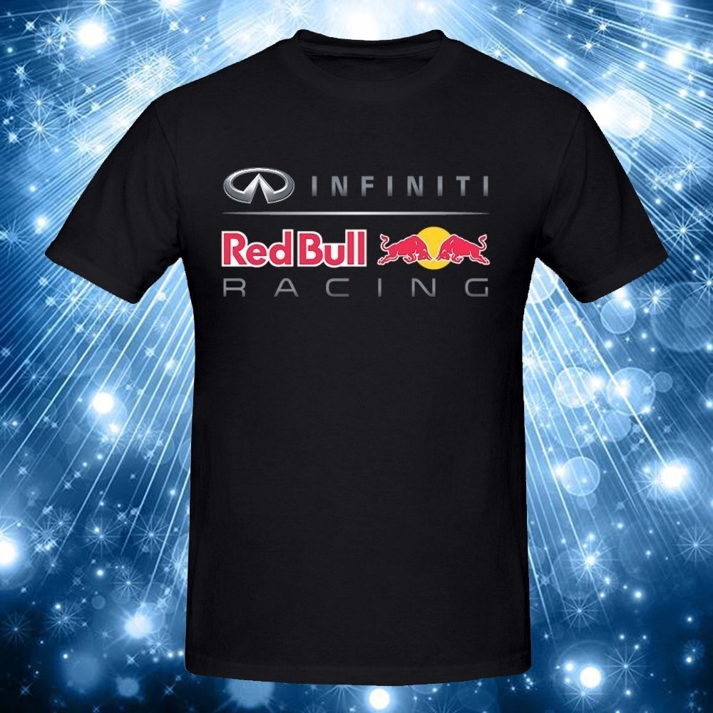 High Quality Men S F1 Team Red Bull Racing Logo T Shirt Shopee Malaysia