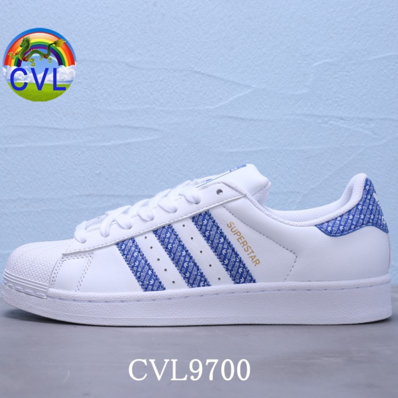 adidas superstar mens blue stripes