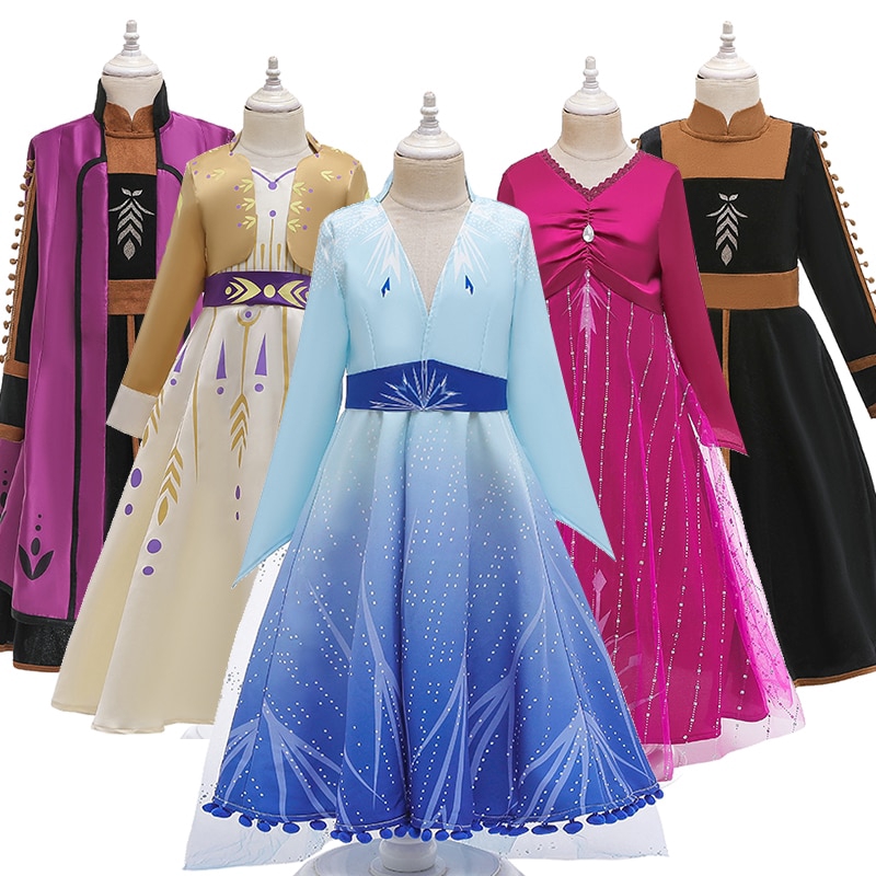 anna and elsa dresses for kids