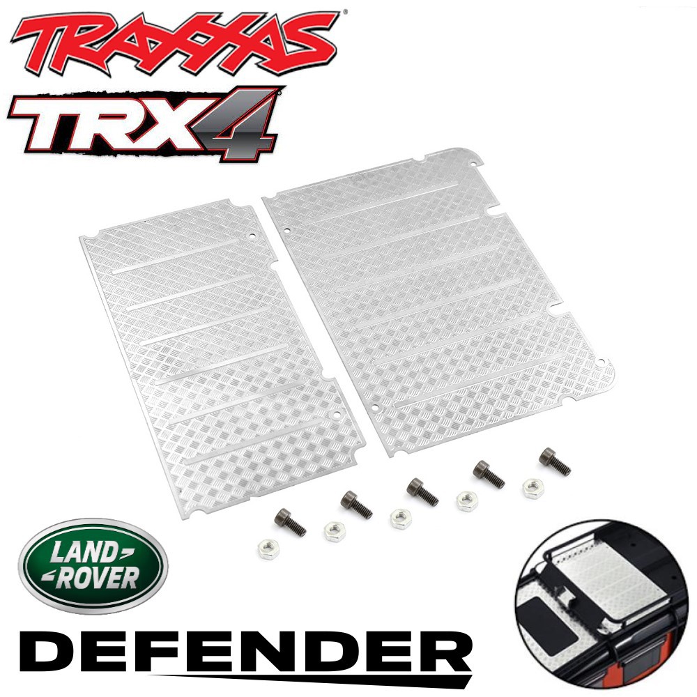 Traxxas Defender Metal Luggage Rack Anti-skid Plate Top Roof Carrier ...